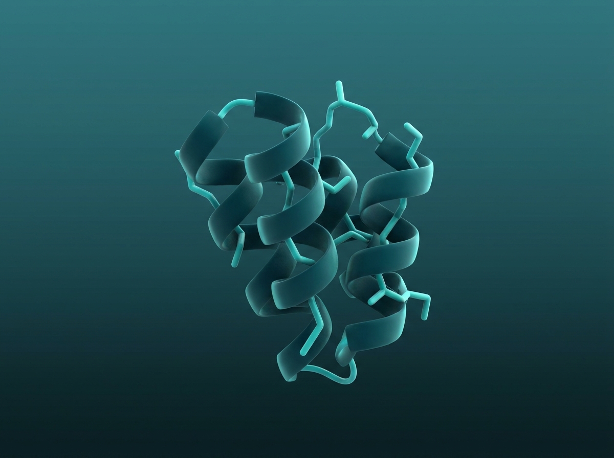 Supporting figure: undefined, illustrating a growth-hormone-releasing peptide molecule as a 3D structure.