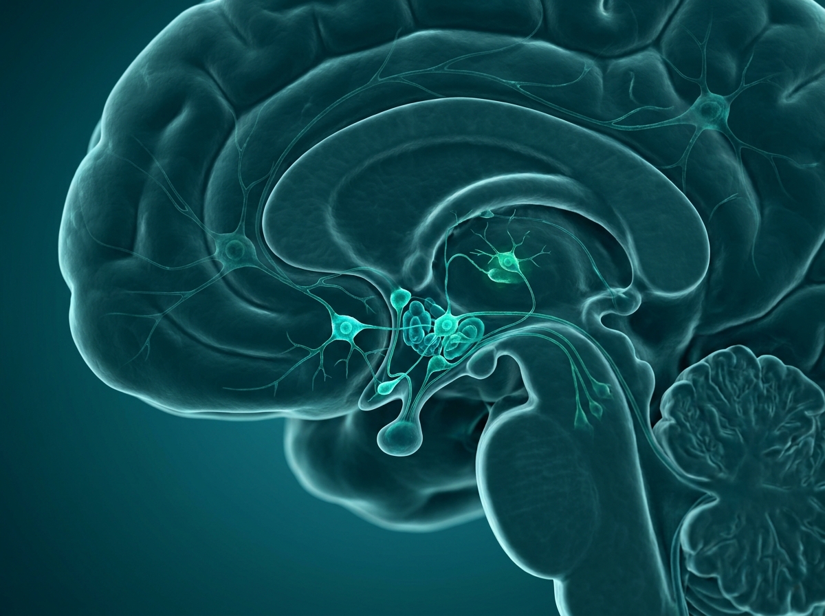 Supporting figure: the hypothalamus appetite-control region of the brain.